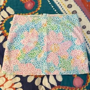 Lilly Pulitzer Pastel Lace Mini Skirt